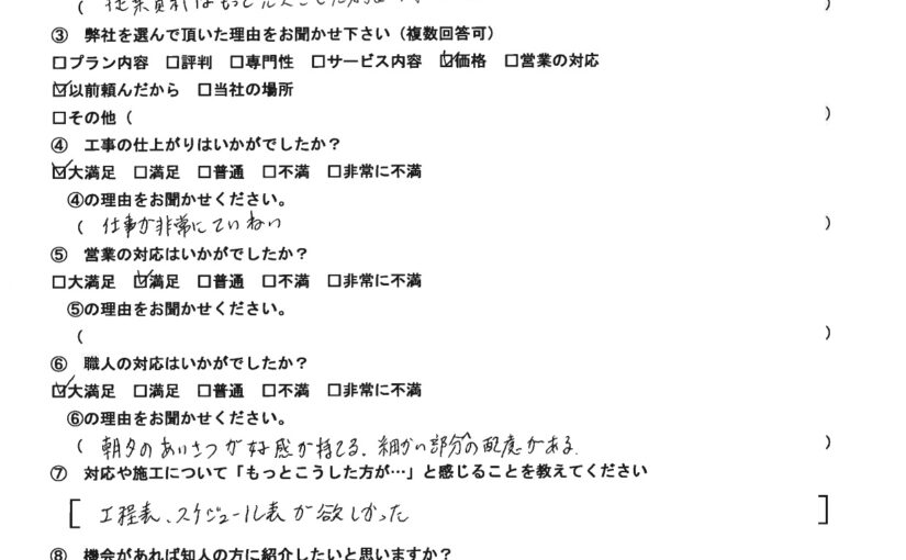 東京都国分寺市　屋根・外壁塗装工事　H様